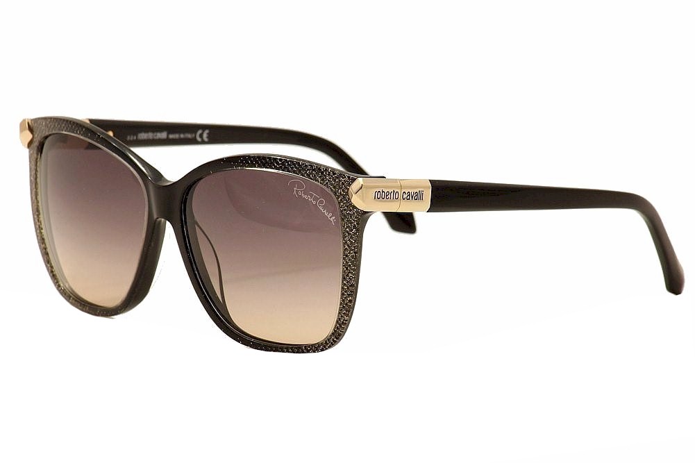 Roberto Cavalli MENKENT 902S 74F Black Square Brown Gradient  display picture 1