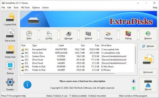 ExtraDisks Home 23.5.1 Multilingual