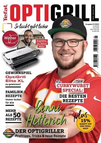 Cover: Tefal Optigrill Magazin No 01 2023