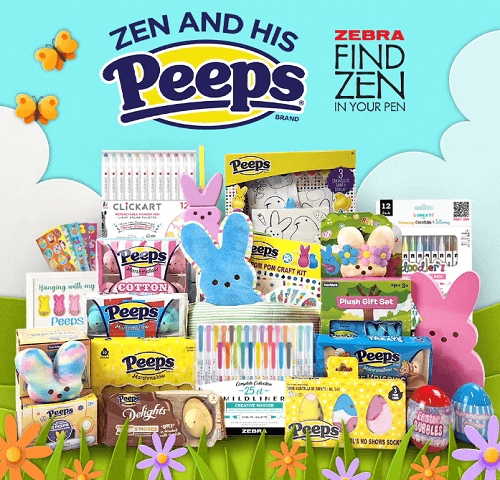 Enter to Win Zebra Pen Zen and His PEEPS Sweepstakes! Enter to Win Zebra Pen Zen and His PEEPS Sweepstakes!