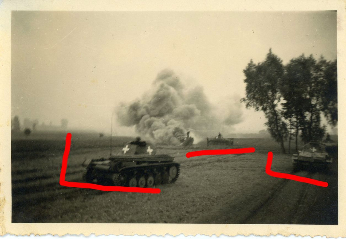 Kämpfe Polen Polska Panzer II Tank Foto