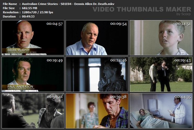 Australian Crime Stories - S01E04 - Dennis Allen Dr. Death.mkv