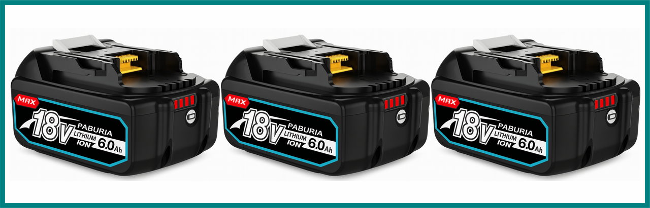 18V6.0Ah BL1860B 3個