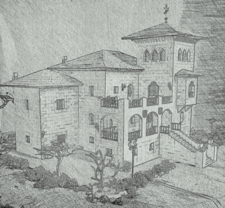 Zubizarreta etxea bozetoa