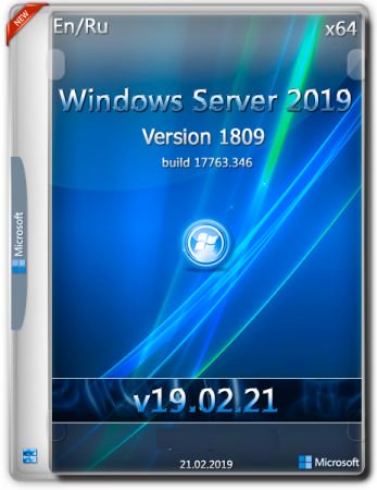 Windows Server 2019 17763.346 12in1 (x64) February 21, 2019