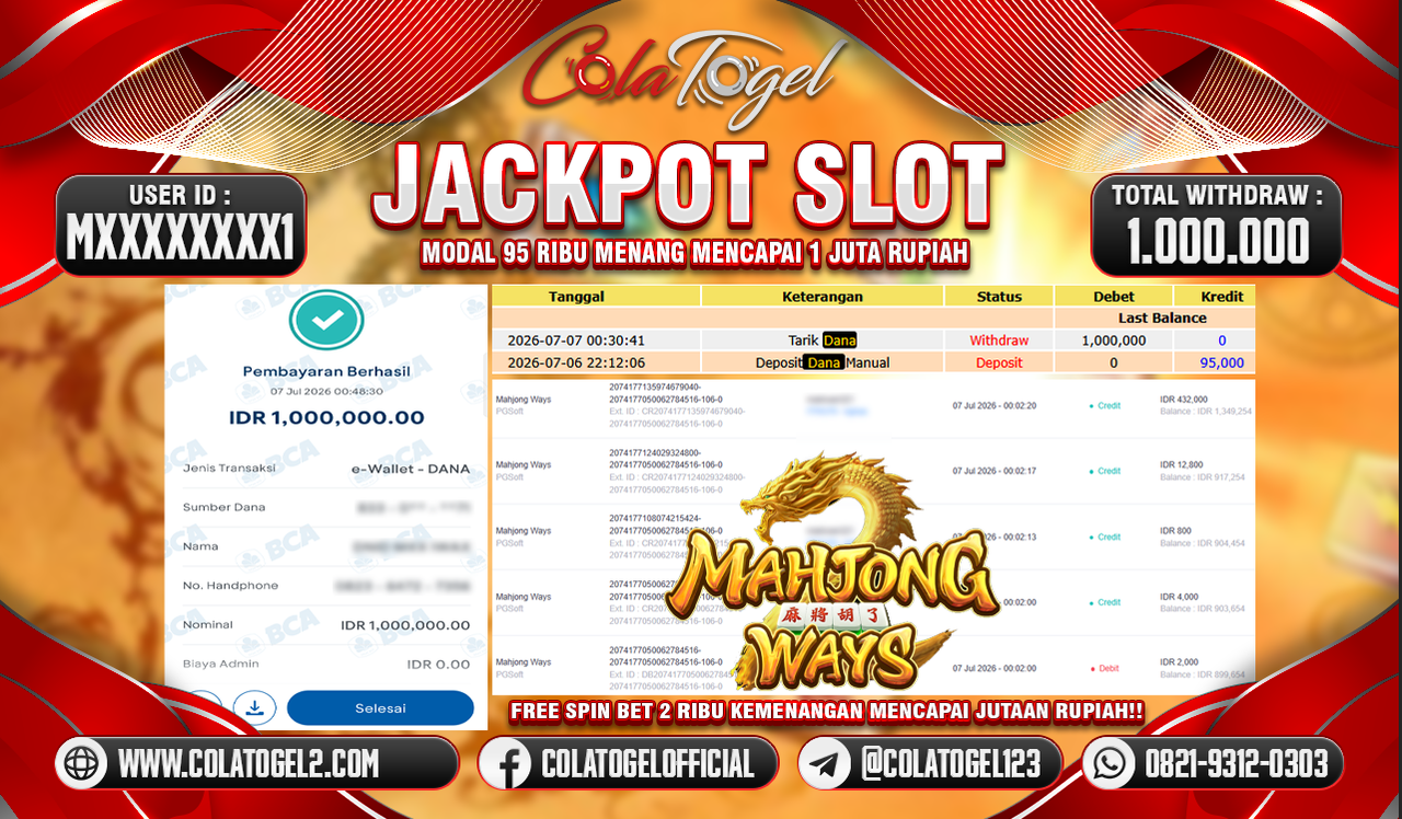 JACKPOT SLOT GACOR!!