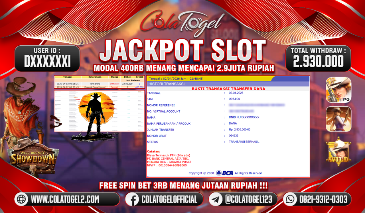 JACKPOT SLOT GACORR!!