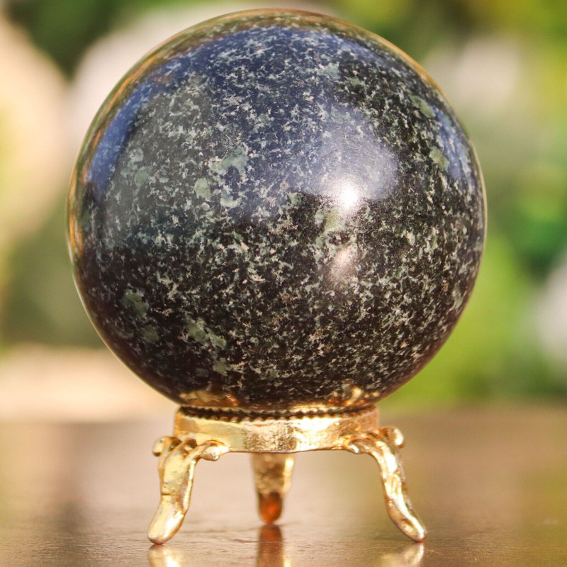  Green Zebra Crystal Sphere