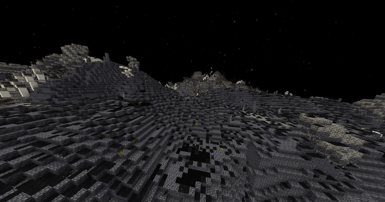 An ash-filled hilly and lukewarm wasteland with smoke vents and lava geysers