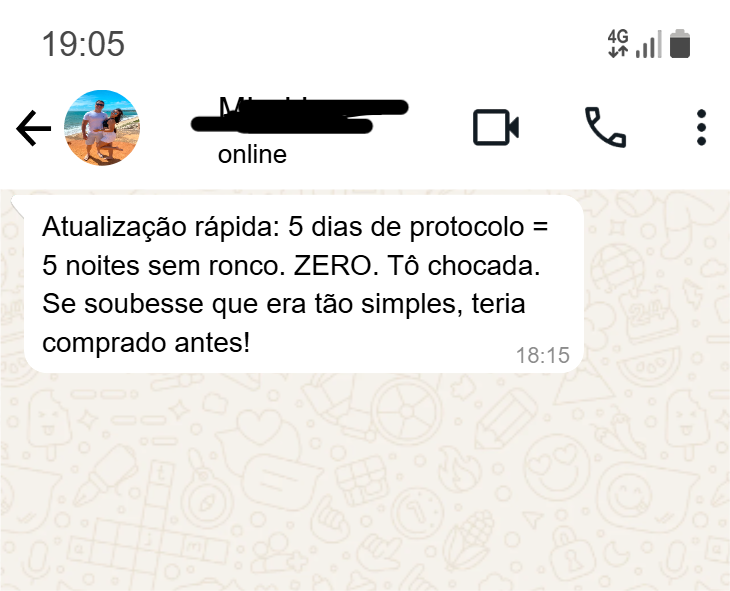 Depoimento de cliente satisfeita 2