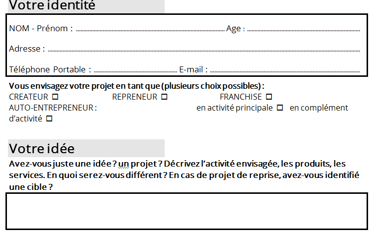 Document aspects les plus importants de votre projet