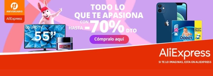 ¡AliExpress cumple 11 años!