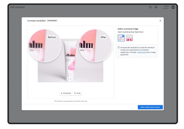product studio ia generativo venditori google shopping
