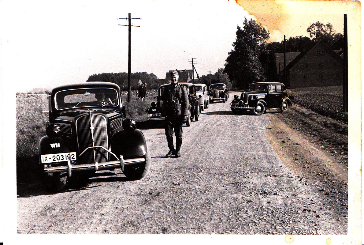 Wehrmacht BEUTE PKW Kübelwagen eingezogene zivil