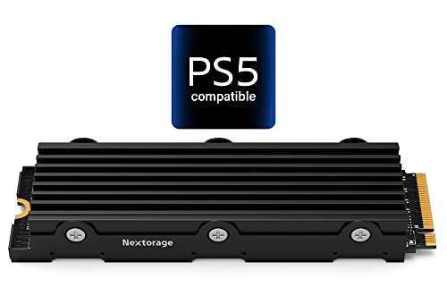 Amazon USA: Nextorage SSD interno de 1 TB para Playstation 5 y PC M.2 2280 Gen4 NVMe con disipador de calor