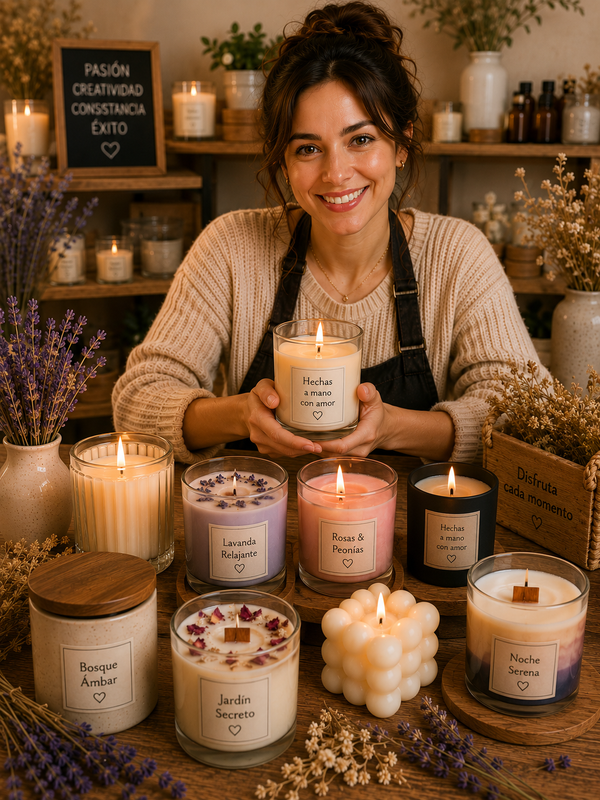 Renata Cisneros, creadora de MASTER VELAS