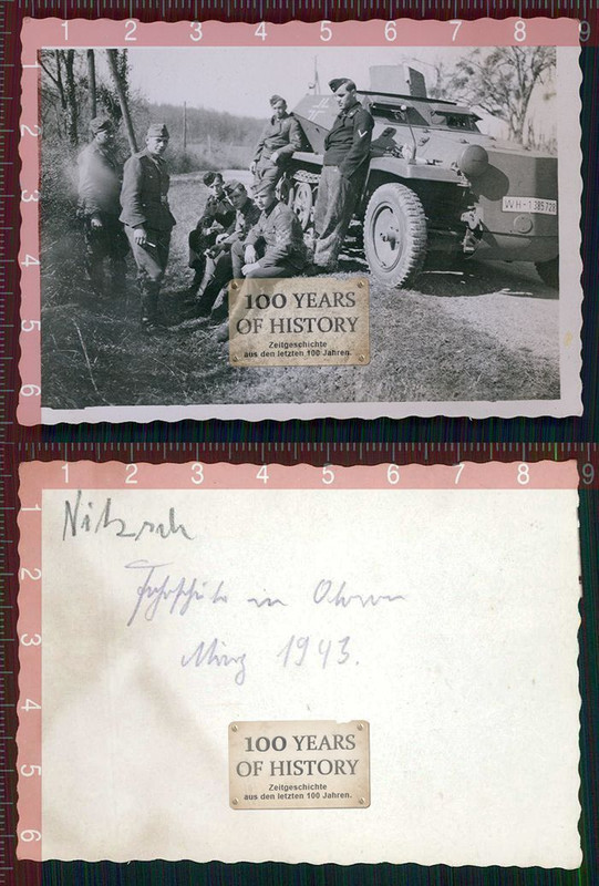 Orig. Foto Panzerwagen Spähwagen Panzer Tank