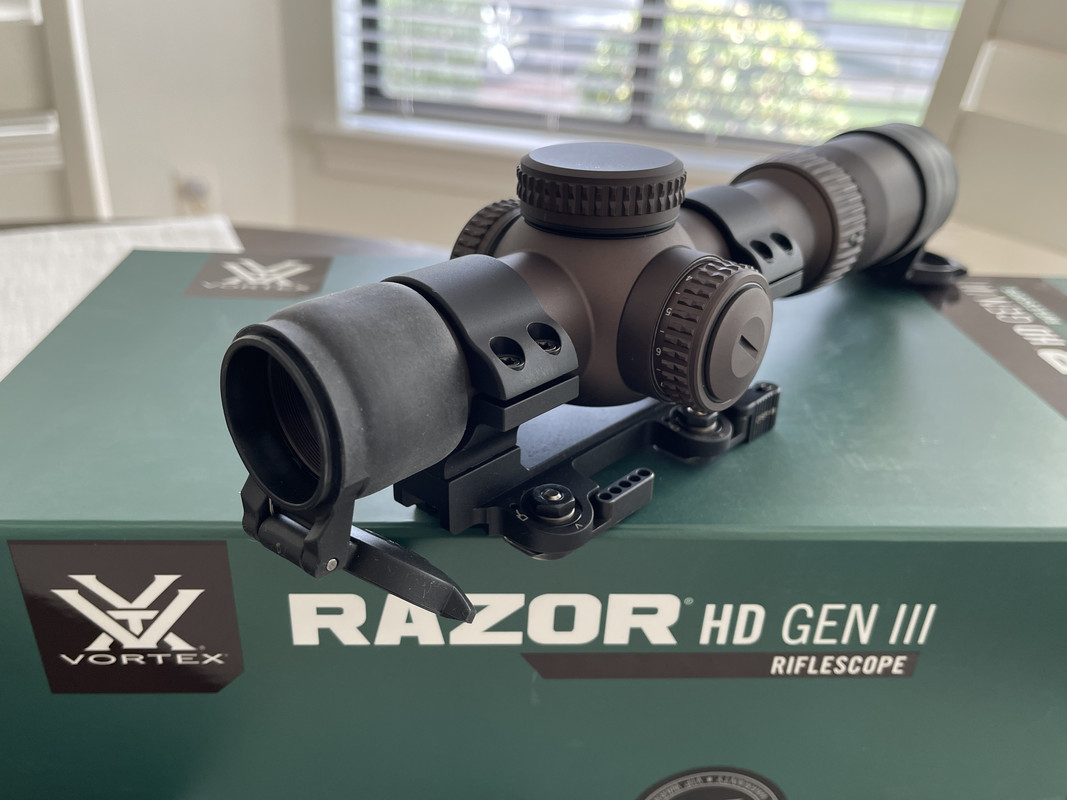 SOLD: Vortex Razor HD Gen 3 1-10 Rifle Scope (EBR-9 MRAD Reticle) and ...