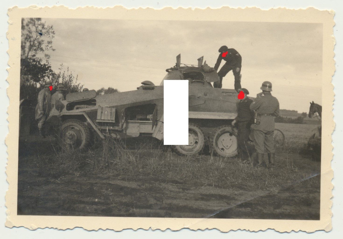 Deutscher Panzer Spähwagen 6-Rad Manöver 1936