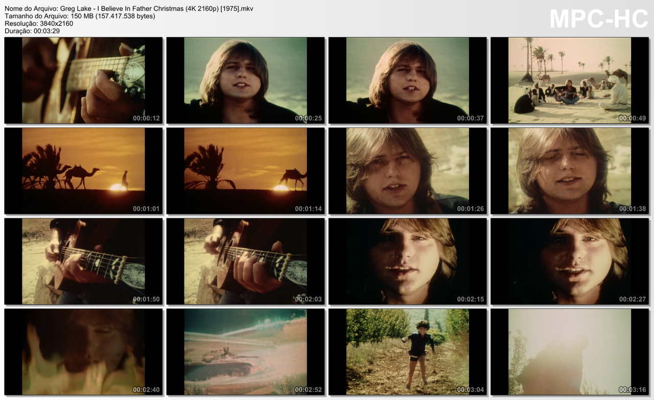 Greg Lake - I Believe In Father Christmas (Original Version 4K 2160p) [1975]