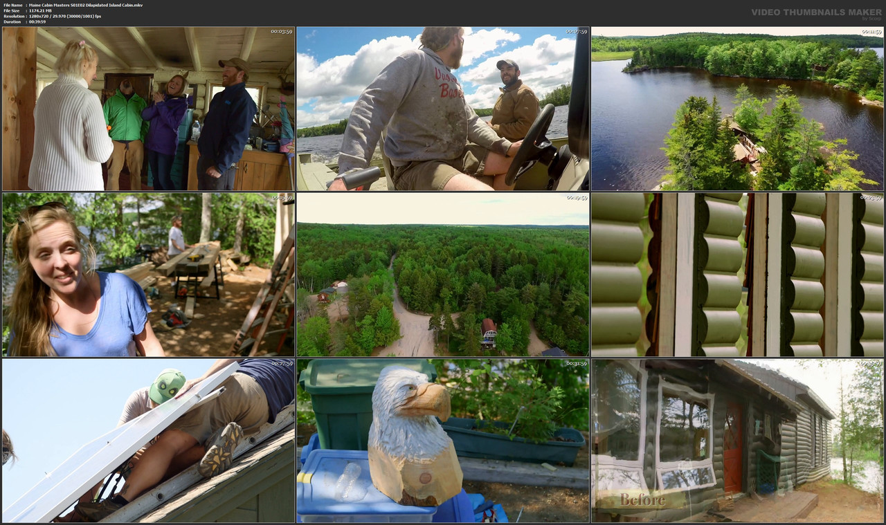 Maine Cabin Masters S01E02 Dilapidated Island Cabin.mkv
