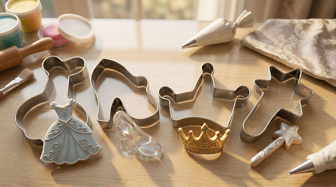 Molde Princesas Mini para cupcakes en Acero inoxidable 