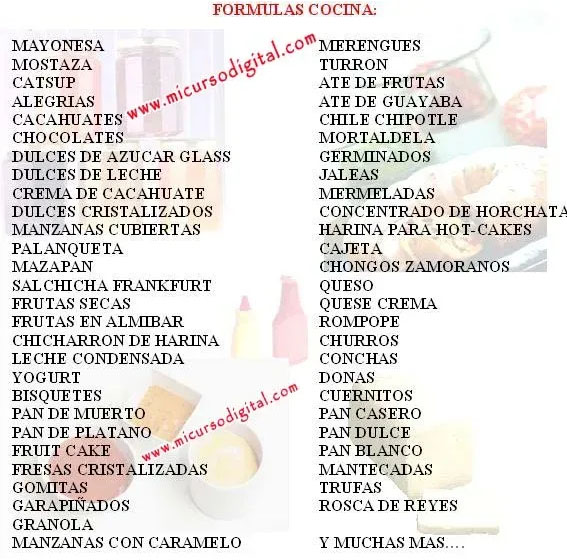 elaboracion productos mermeladas mayonesa quesos churros donas