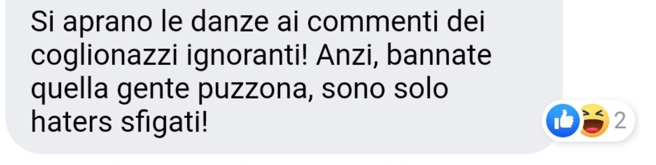 prima della modifica del commento