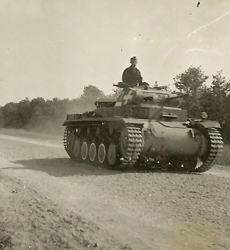 BEST German Pzkw II Panzer Tank Leading Column LEMBERG Poland 1939 (1)