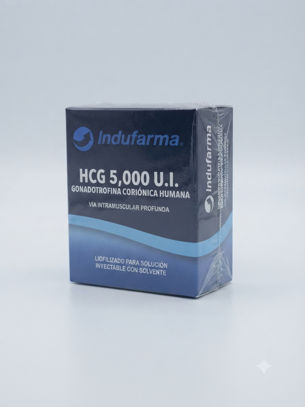 Indufarma HCG 5.000 U.I. Embalaje