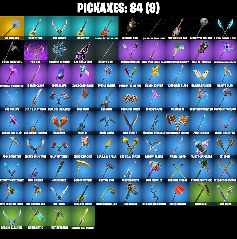 pickaxes comp