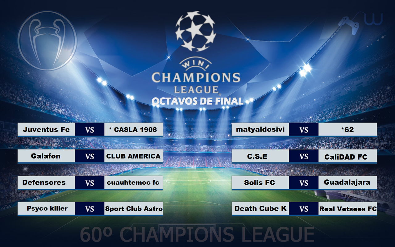 CHAMPIONS LEAGUE OCTAVOS DE FINAL