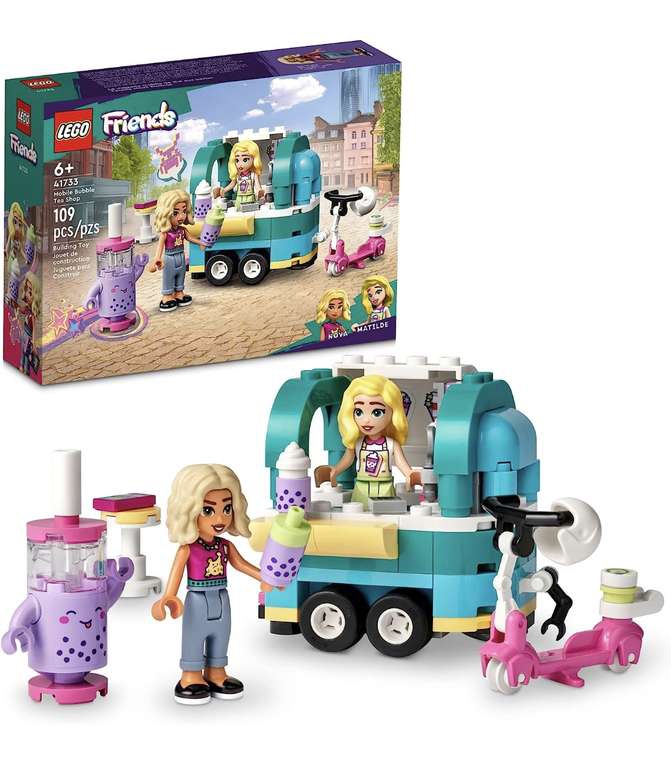 Amazon: LEGO Set de Juguetes de construccion Friends 41733 Puesto Movil de Te de Burbujas 109 Piezas 
