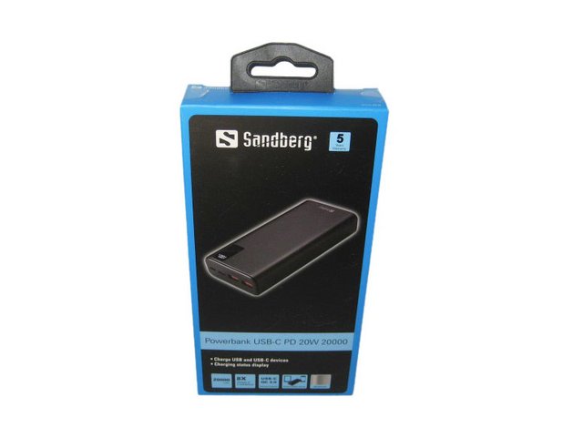 Sandberg Powerbank USB-C PD 20W 20000