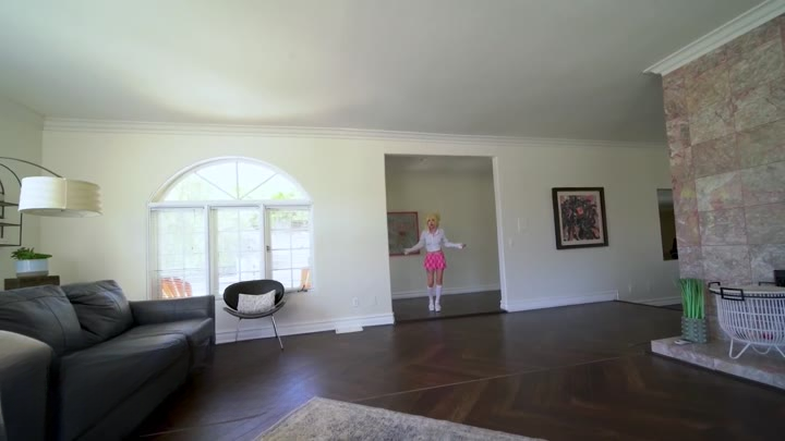 stepbrother fucks his petite cute blondie stepsister after playing outdoor