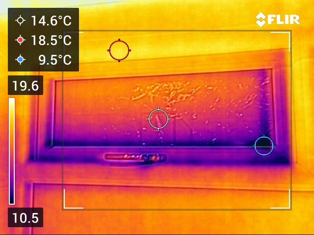 bathroom window closeup