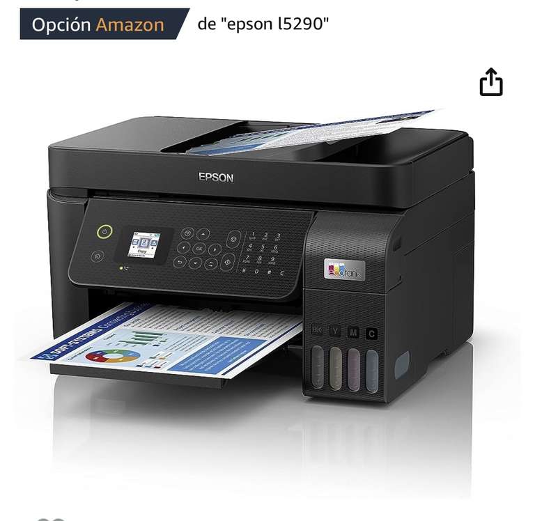 AMAZON: Impresora EPSON L5290 - Ecotank 

