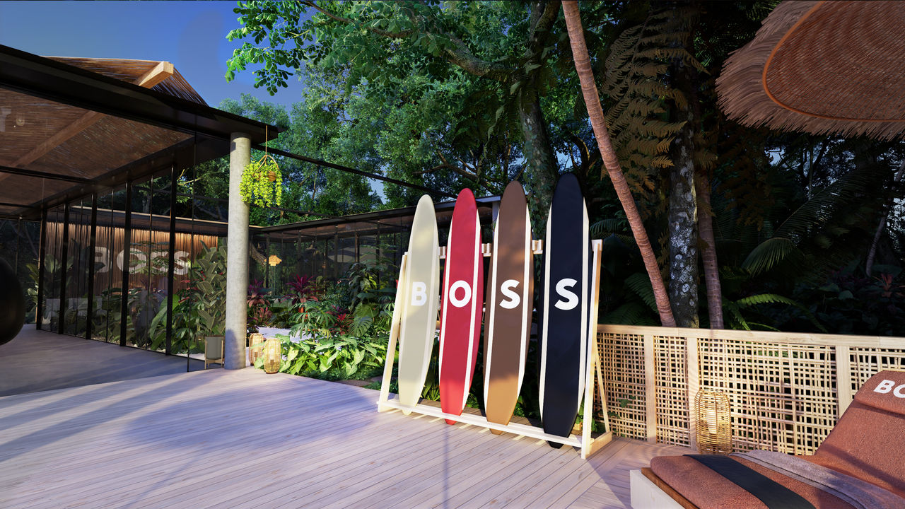 Boss celebra il lancio della collezione SS24 a Bali Boss celebra il lancio della collezione SS24 a Bali