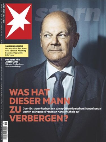 Cover: Der Stern Nachrichtenmagazin No 34 vom 17  August 2022