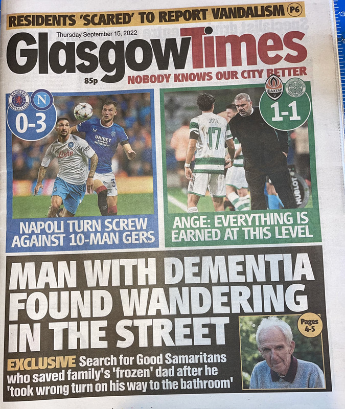 The Herald /Times Group sickness continues