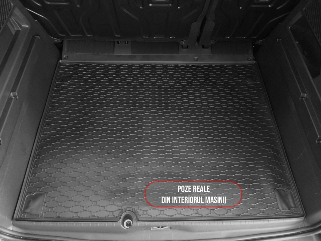 Tavita auto TOYOTA Proace City 5 locuri 2020- prezent, protectie portbagaj, Cri-Flo, din cauciuc 100%, compatibil cu autoturismul TOYOTA Proace City