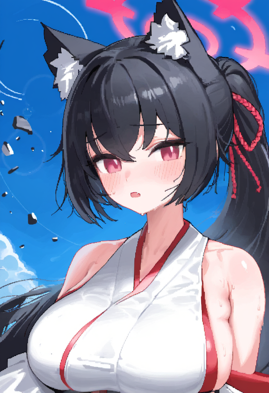 1girl, serika, blue archive, mikozin, NDGD, ohlia, {kobayashi ritz}, reoen, {{{{ s-2762063157