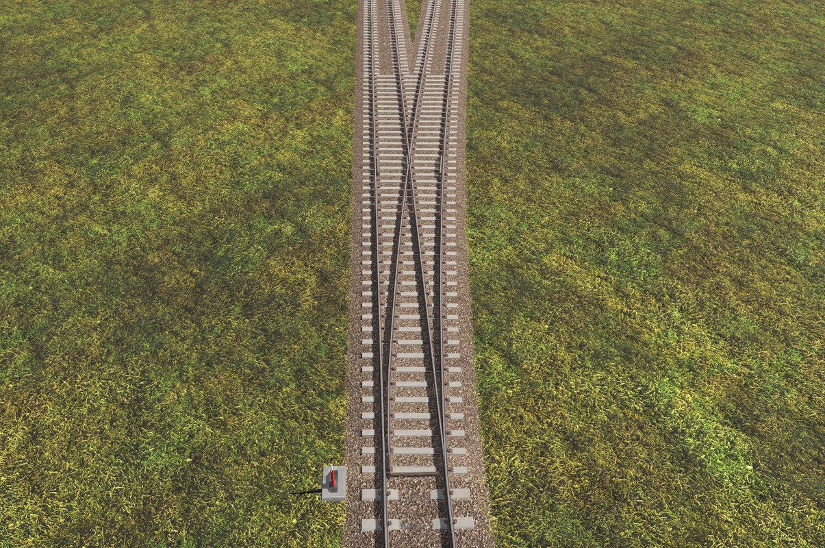 Protrack Concrete 136RE Turnout