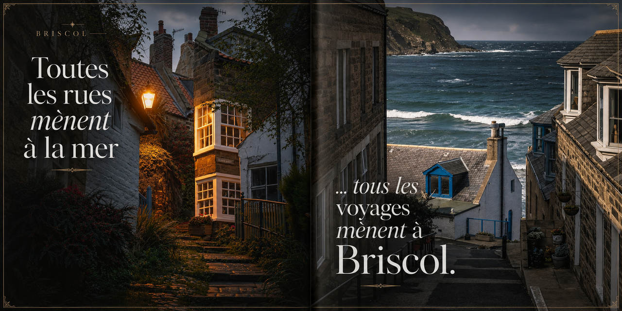 Toutes les rues mènent à la mer ... tous les voyages mènent à Briscol. Réservez votre voyage sur visiterbriscol.bi 