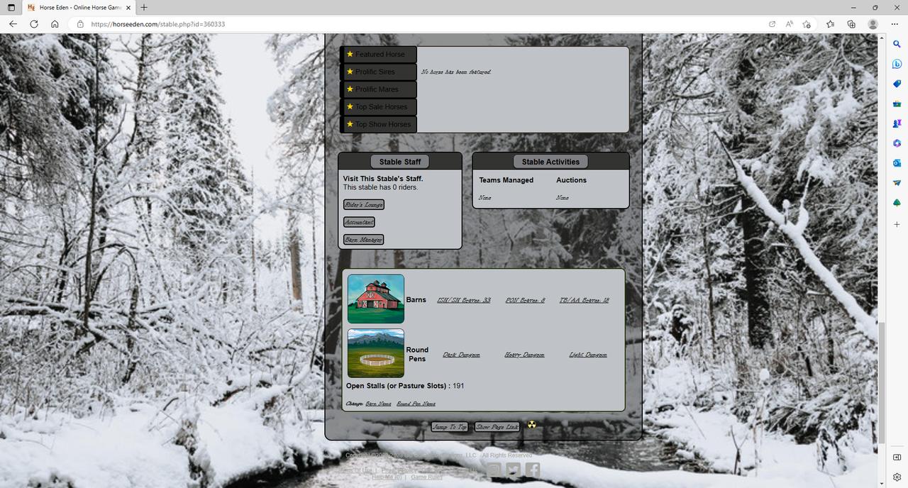 Horse Eden Online Horse Game Personal Microsoft Edge 3 10 2023 11 11 05 ...