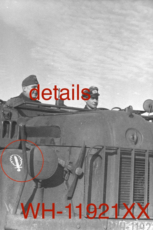 Foto schw. Einh.-PKW STEYR 1500 der 377.Infanterie-Division 1942 Rußland