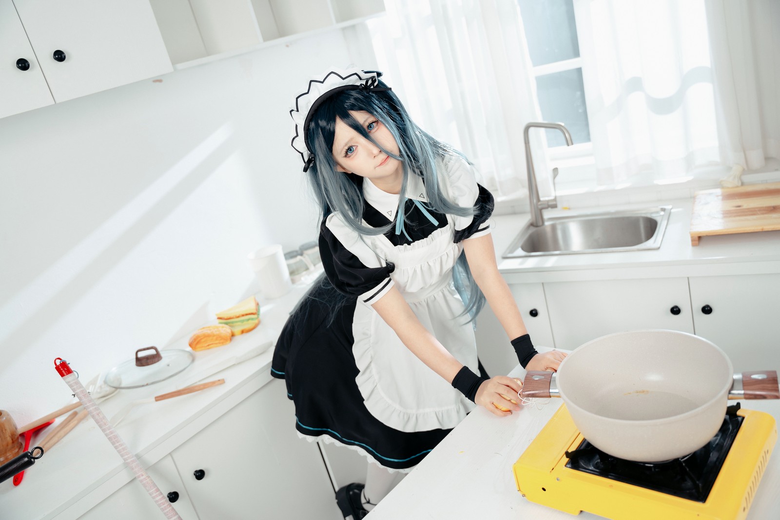 喜欢爱理吗COS写真：碧蓝航线独角兽婚纱高清套图（31P-172.5M）插图2