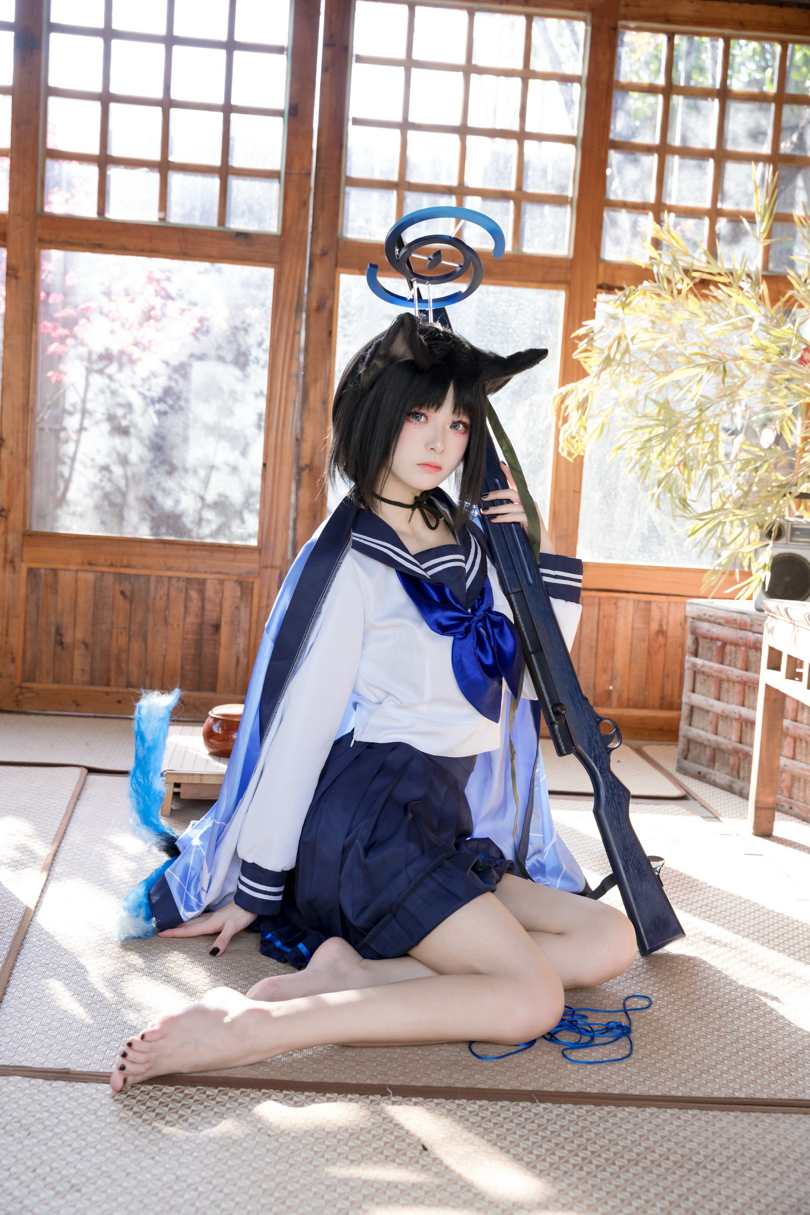 九柒喵 – 桐生桔梗 Cos 高清大合集（88P-470MB）和风旗袍写真插图5