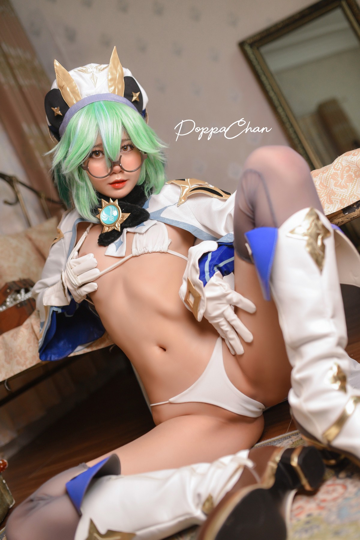 PoppaChan Sucrose Cosplay (Genshin Impact) – 29 Photos 14 Videos 163MB插图5