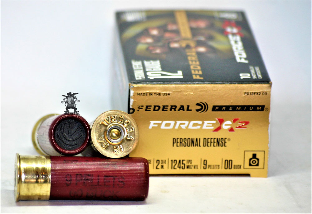 FED PREMIUM PERSONAL DEFENSE FORCE X2 Split Copper BUCK 12 GA 10 RDS